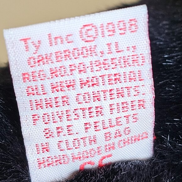 Ty Beanie Buddies Peking Panda Plush Toy 1998 Retired Beanie Baby Tylon - Picture 6 of 11